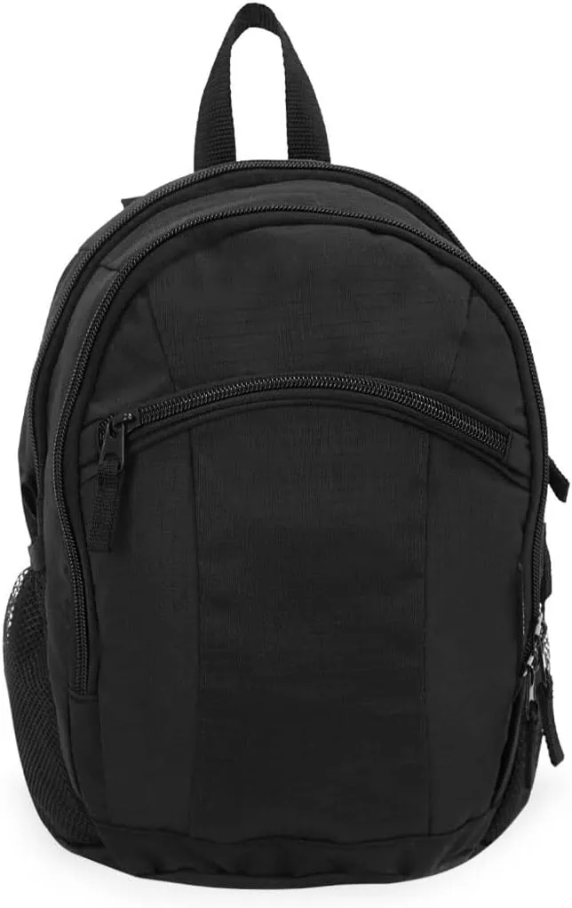 Everest Deluxe Small Backpack, Black, One Size
