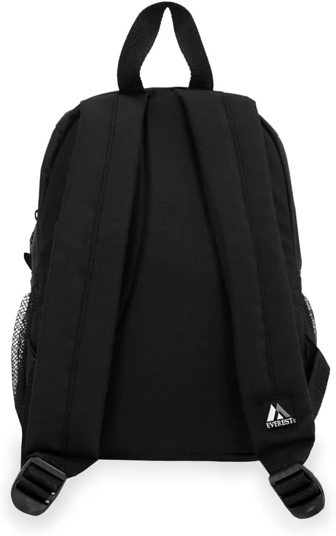 Everest Deluxe Small Backpack, Black, One Size