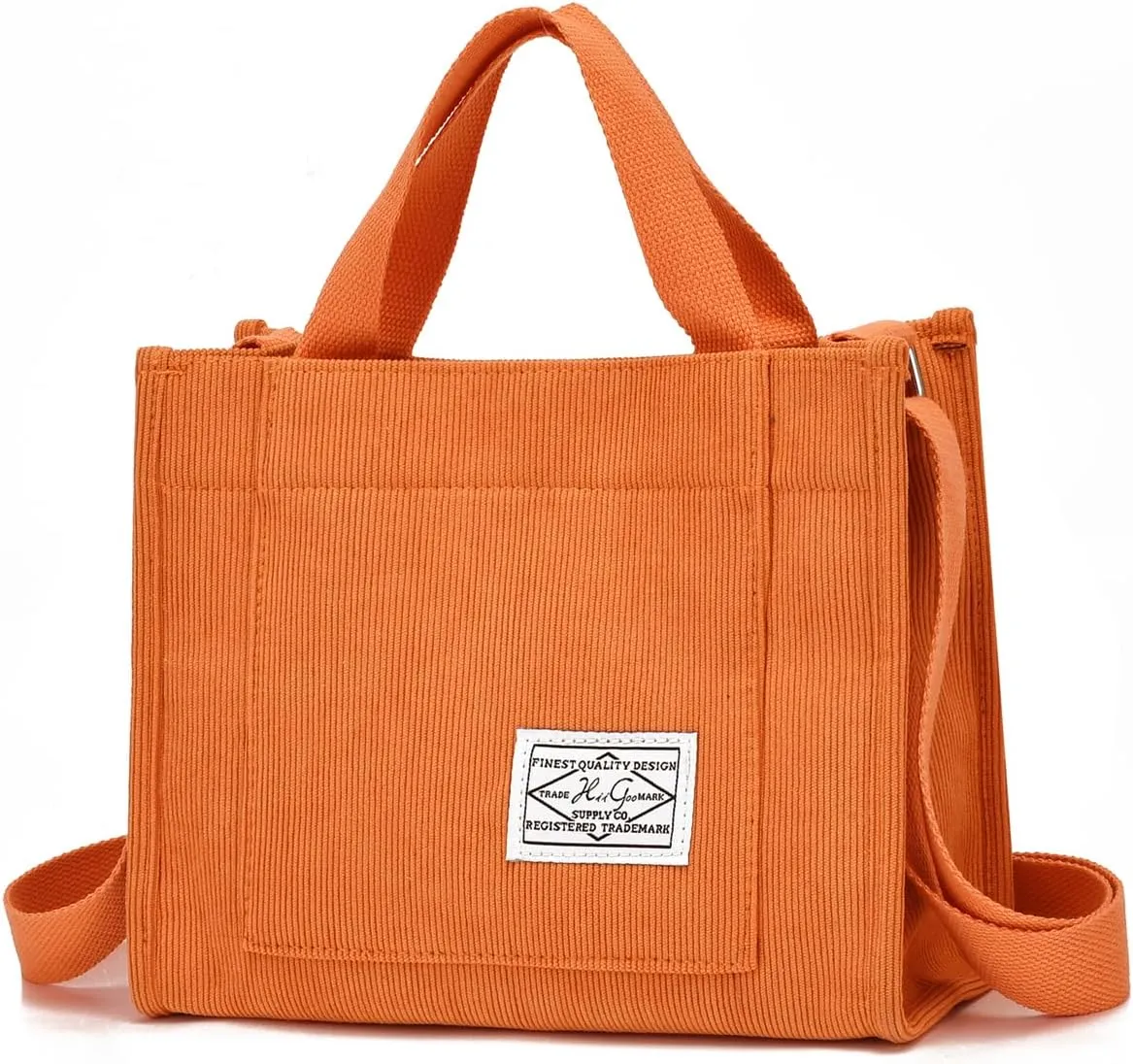 Fashion Corduroy Tote Handbag for Women - Stylish Hobo Bag