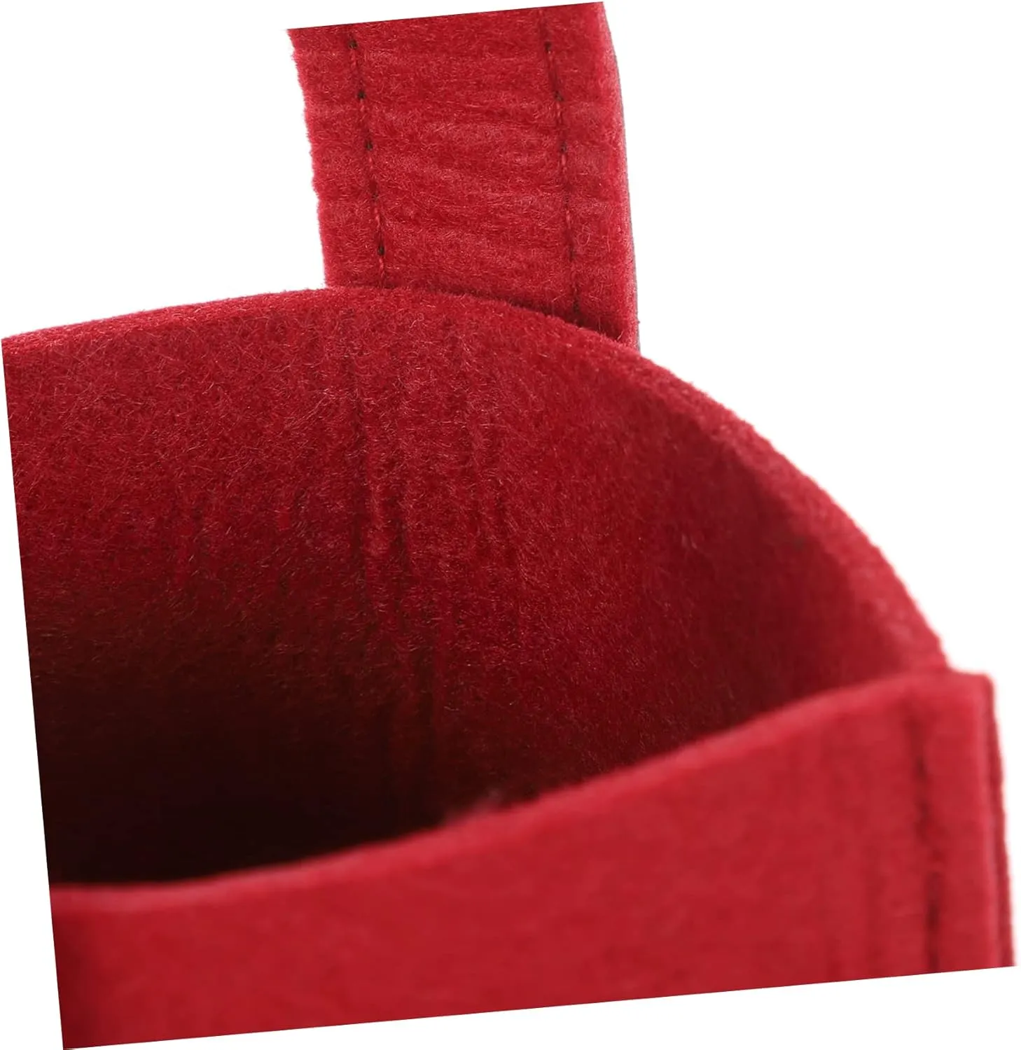 Felt Wine Bottle Carrier Bag with Sturdy Handle Stylish Red Wine Pouch for Picnics and Parties and Outdoor Events