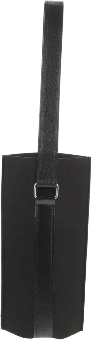 Felt Wine Bottle Storage Bag Stylish Wine Carrier with Handle for Grocery Organizing and Shopping and More