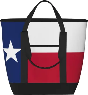 Flag of Texas Women's tote bags and reusable women's beach bags are suitable for travel insulation and cooling bags.