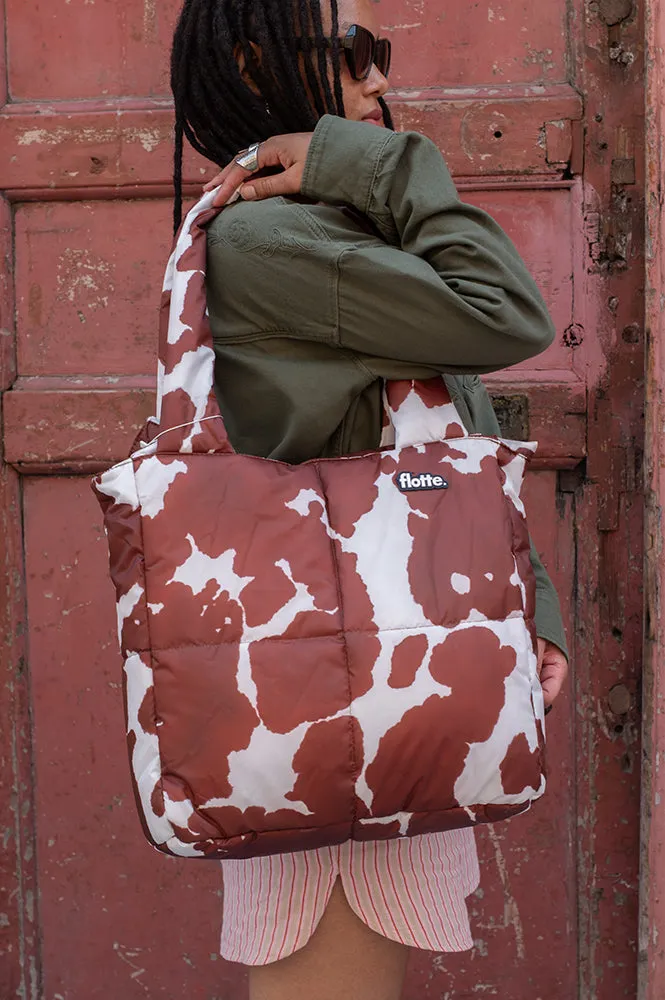 Flotte Cabas Cow Print Bag