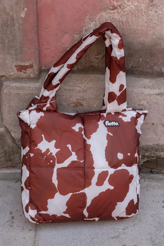Flotte Cabas Cow Print Bag