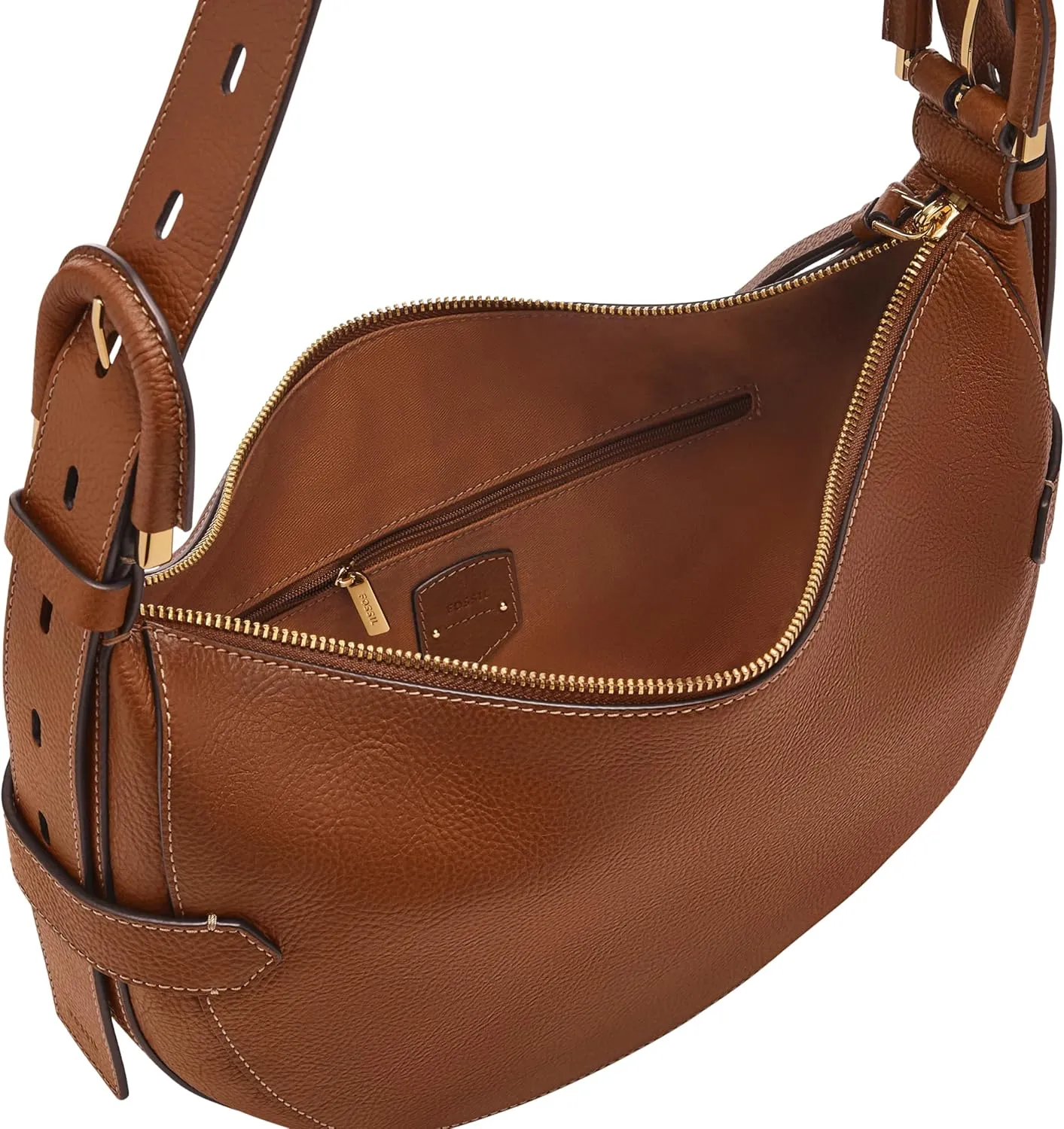 Fossil Women's Harwell Leather Hobo Shoulder Bag