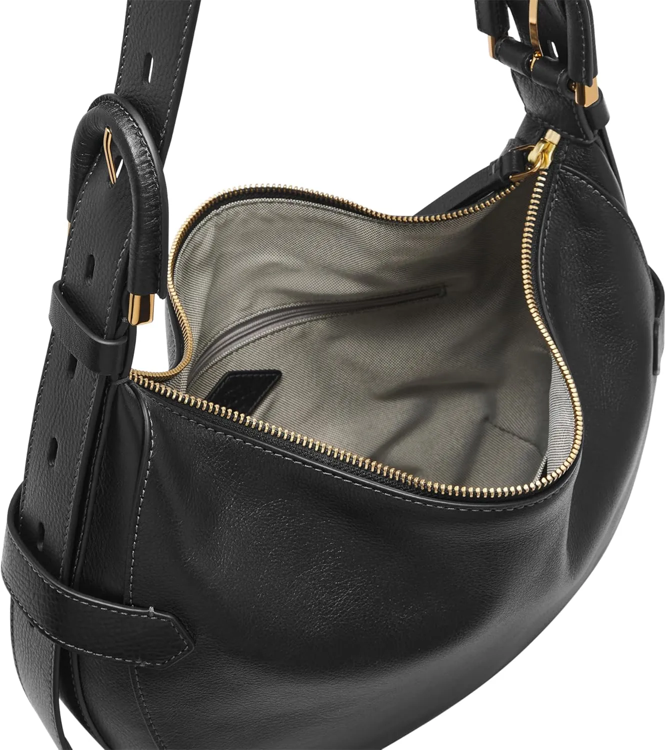 Fossil Women's Harwell Leather Hobo Shoulder Bag