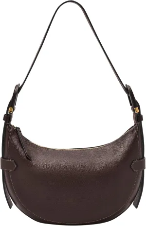 Fossil Women's Harwell Leather Hobo Shoulder Bag