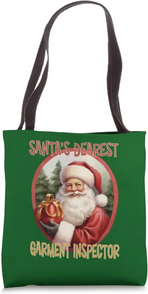 Garment Inspector Christmas Holiday Love Xmas Tote Bag