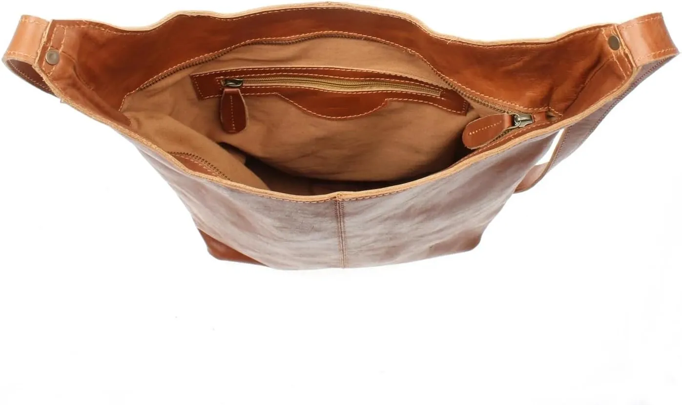 Genuine Leather Purses for Women Tote Bags Vintage Cowhide Shoulder Handbags Top Handle Satchel Bag for Travel