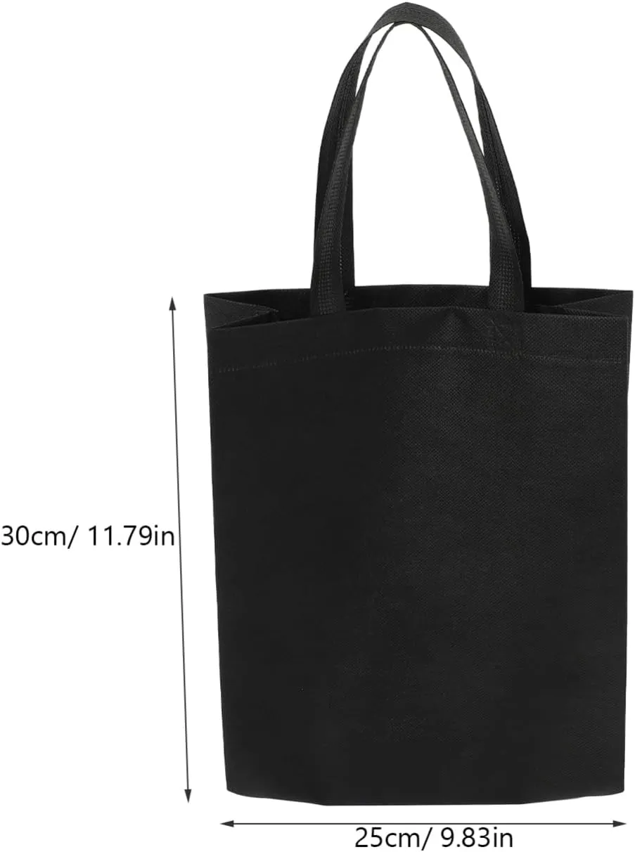 GLEAVI Non Woven Shopping Bags Reusable present Bags with Handles Lightweight Grocery Tote for Outdoor Use for