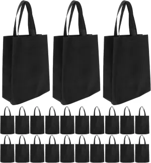 GLEAVI Non Woven Shopping Bags Reusable present Bags with Handles Lightweight Grocery Tote for Outdoor Use for