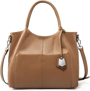 Hobo Bags for Women, Genuine Leather Crossbody Handbags, Shoulder Bags with an Adjustable Strap