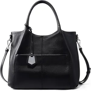 Hobo Bags for Women, Genuine Leather Crossbody Handbags, Shoulder Bags with an Adjustable Strap