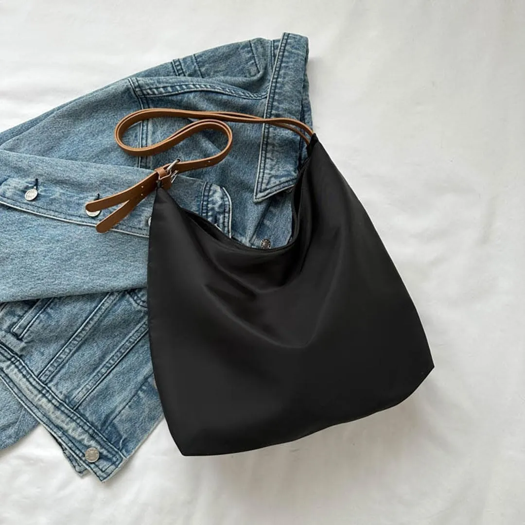 Hobo Bags for Women Large Leather Tote Bag Slouchy Bag Shoulder Bag Crossbody Bag Soft Shoulder Bag Top Handle Bag