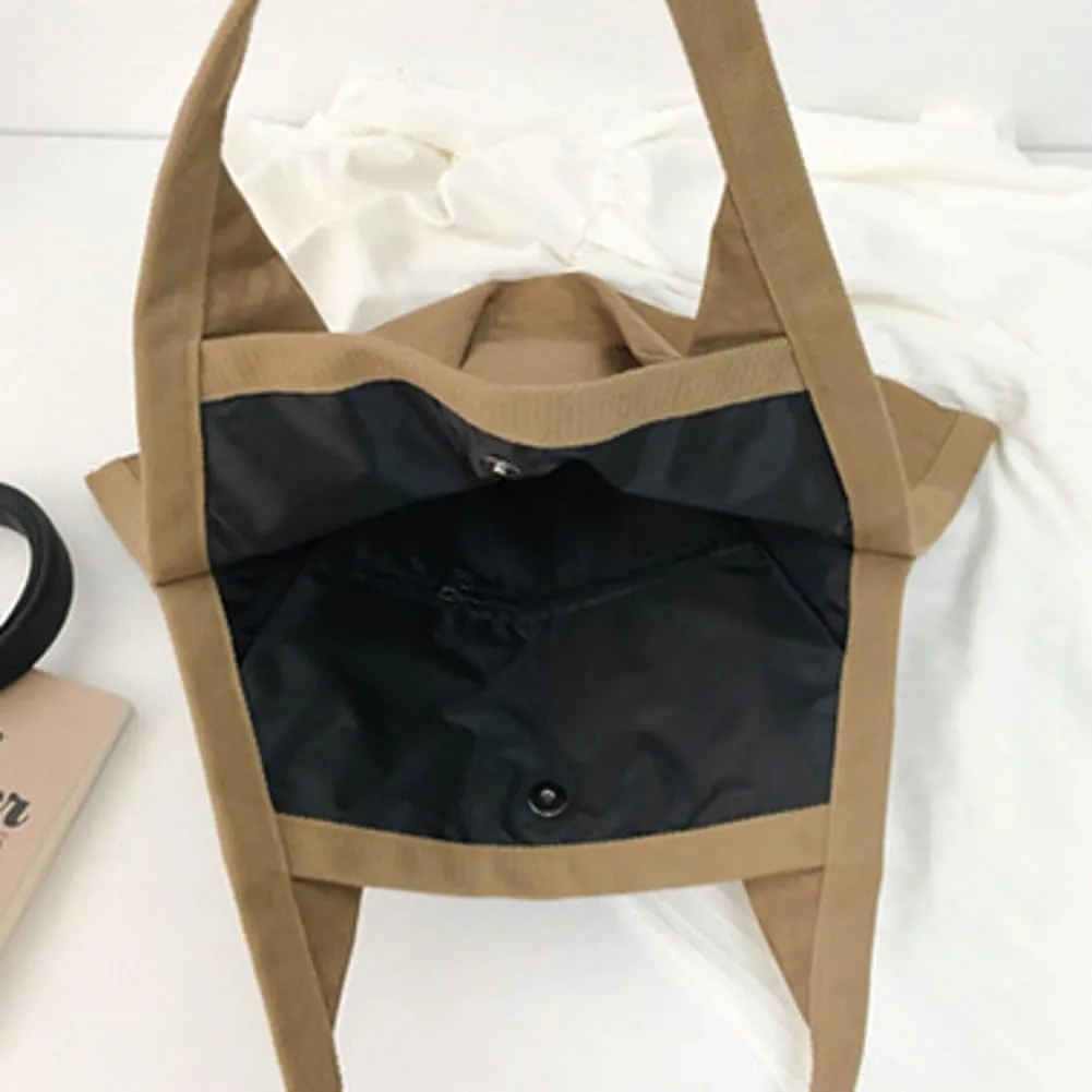 Hobo Bags Tote Bag for Women Nylon Canvas Shoulder Bags Purse Slouchy Top Handle Handbag