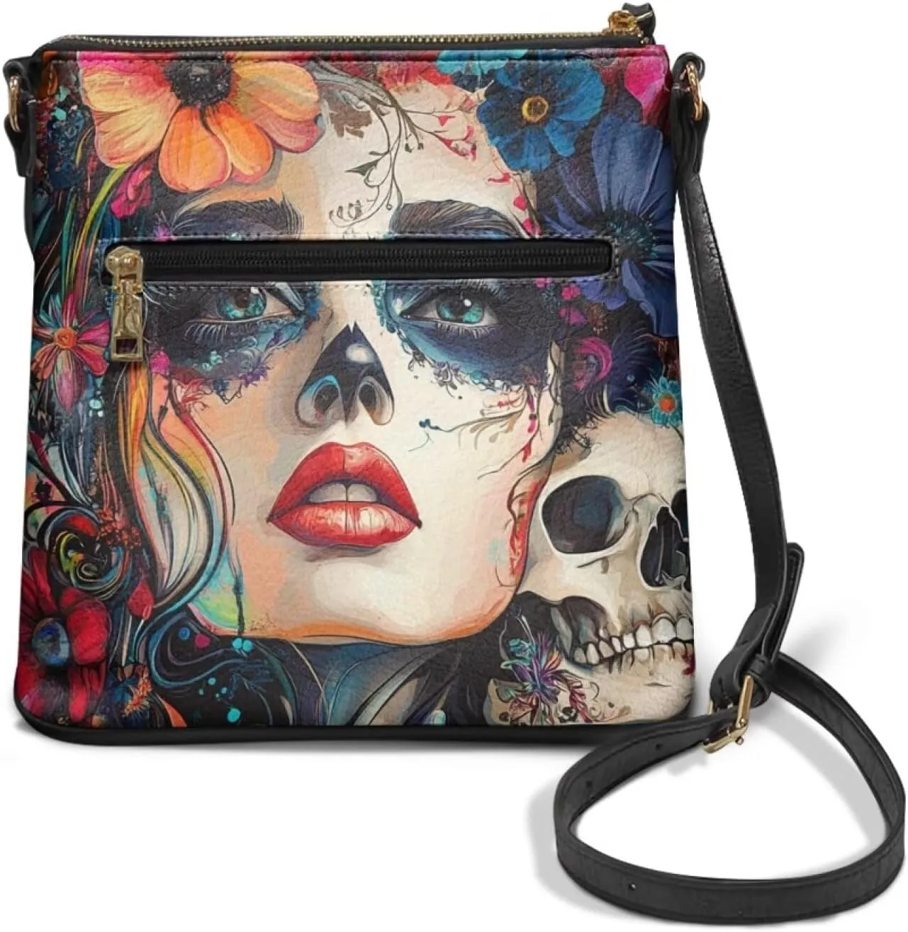 HUGS IDEA Crossbody Shoulder Handbags Crossbody Purse Large Size Sling Bags Leather Tote Hand Bags