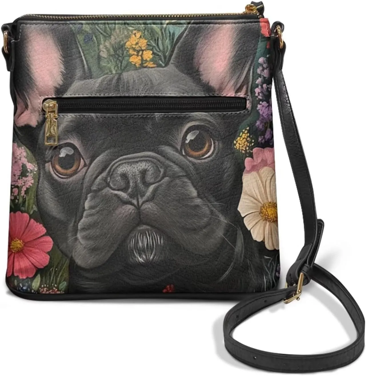 HUGS IDEA Crossbody Shoulder Handbags Crossbody Purse Large Size Sling Bags Leather Tote Hand Bags