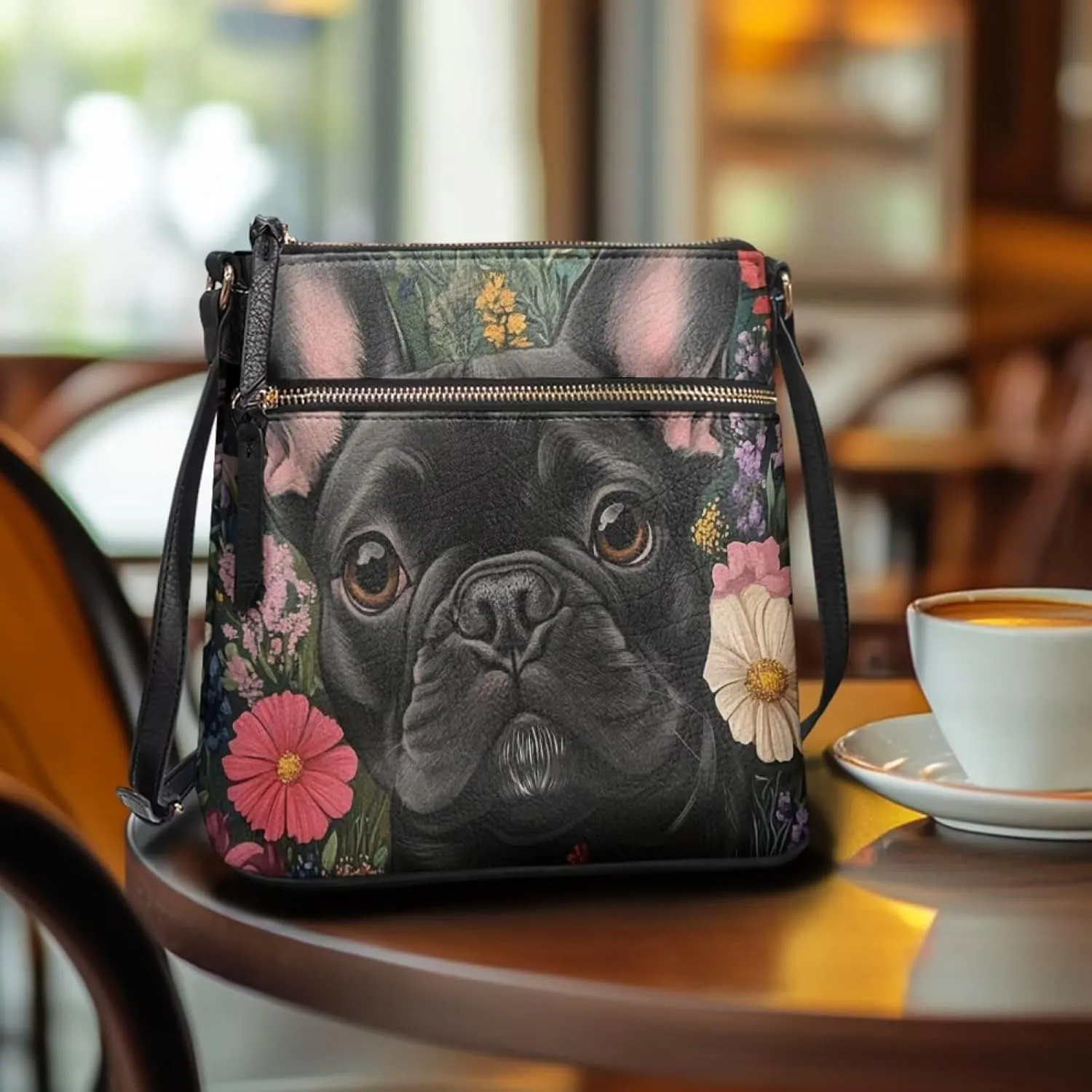 HUGS IDEA Crossbody Shoulder Handbags Crossbody Purse Large Size Sling Bags Leather Tote Hand Bags