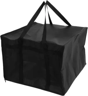 Insulated Pizza Bag Capacity Food Tote Non Woven Lightweight for Grocery and Takeout Transport
