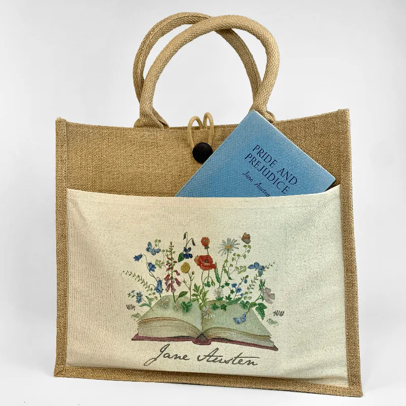 Jane Austen Jute Bag