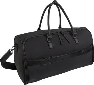Joan & David 22 Inch Sport Nylon Convertible Duffle Garment Travel Bag (Black)