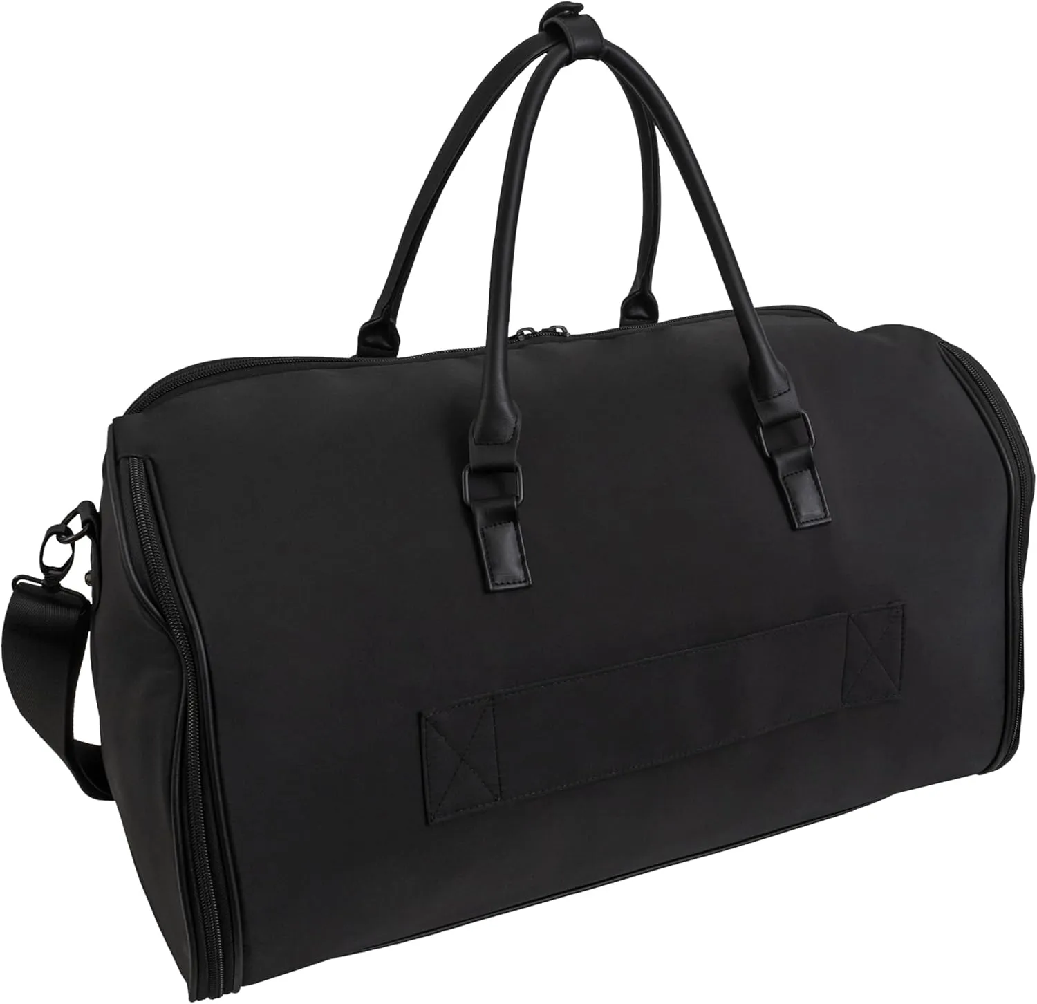 Joan & David 22 Inch Sport Nylon Convertible Duffle Garment Travel Bag (Black)