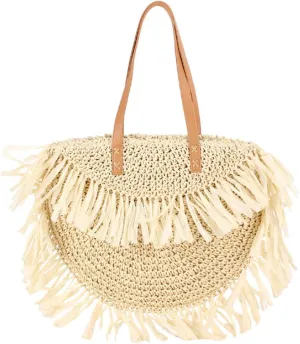 Ladies Hand Braided Bag Large Tote Summer Beach Wallet Crossbody Bags Shoulder Bags