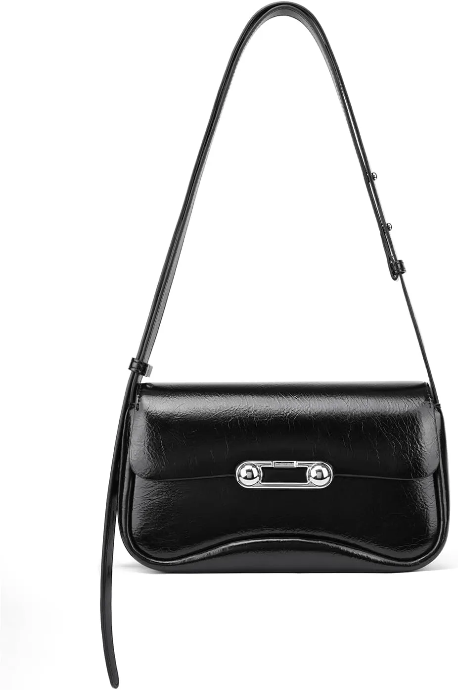 LAFESTIN Spilt Leather Shoulder Bag for Women with Adjustable Strap, Spacious Hobo Women's Crossbody Handbags Purses