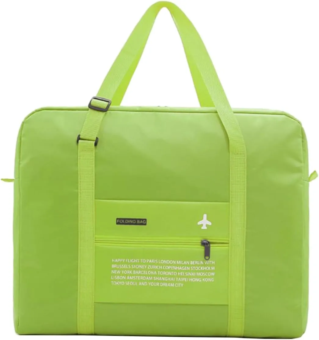 Large Capacity Travel Duffle Bag Polyester Lightweight Foldable Garment Duffle Bag for Hiking Camping Sports Shopping