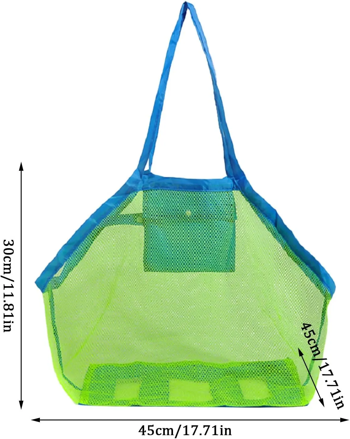 Large Mesh Beach Bag for Toys Reusable Shopping Bags Beach Bag Large Mesh Tote Bags Holiday Essentials