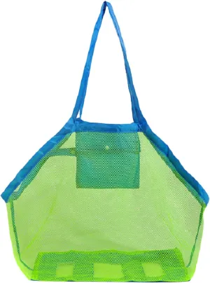 Large Mesh Beach Bag for Toys Reusable Shopping Bags Beach Bag Large Mesh Tote Bags Holiday Essentials