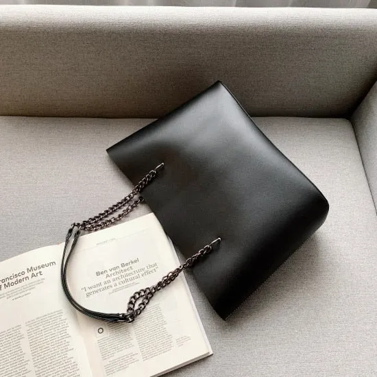 Leather Shoulder Bags, High Capacity Handbags, Women Large Shoulder Travel Bag