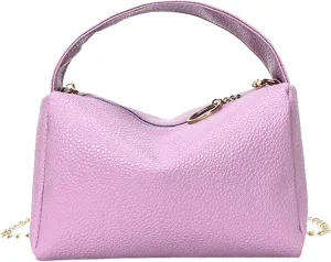 Leather Trendy Purse Fashion Women Artificial Leather Solid Color Zipper Phone Bag Shoulder Bag Messenger
