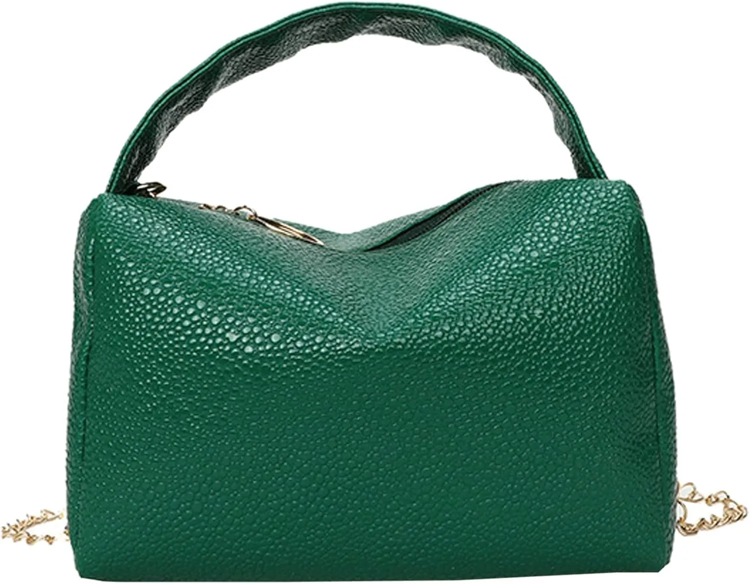 Leather Trendy Purse Fashion Women Artificial Leather Solid Color Zipper Phone Bag Shoulder Bag Messenger