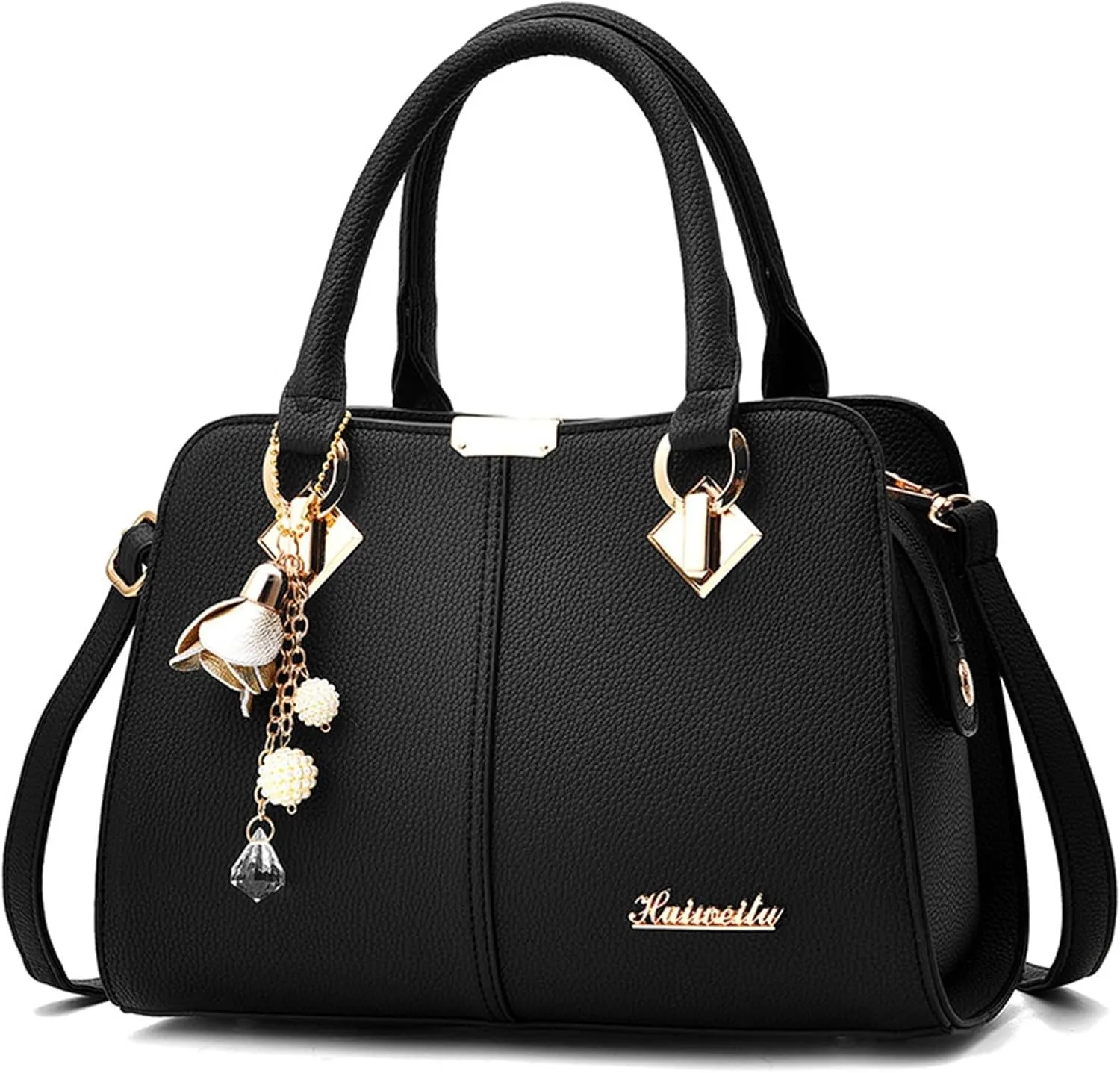 Leather Trendy Purse Women's Handbag Trendy Shoulder Crossbody Bag