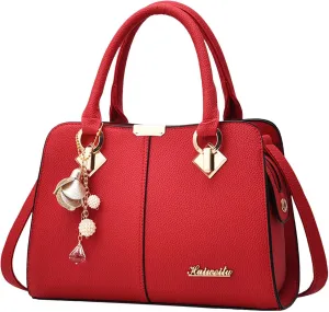 Leather Trendy Purse Women's Handbag Trendy Shoulder Crossbody Bag