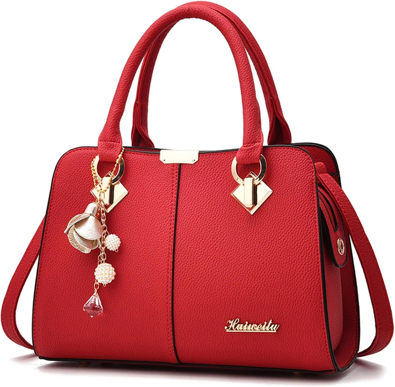 Leather Trendy Purse Women's Handbag Trendy Shoulder Crossbody Bag
