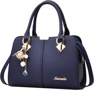 Leather Trendy Purse Women's Handbag Trendy Shoulder Crossbody Bag
