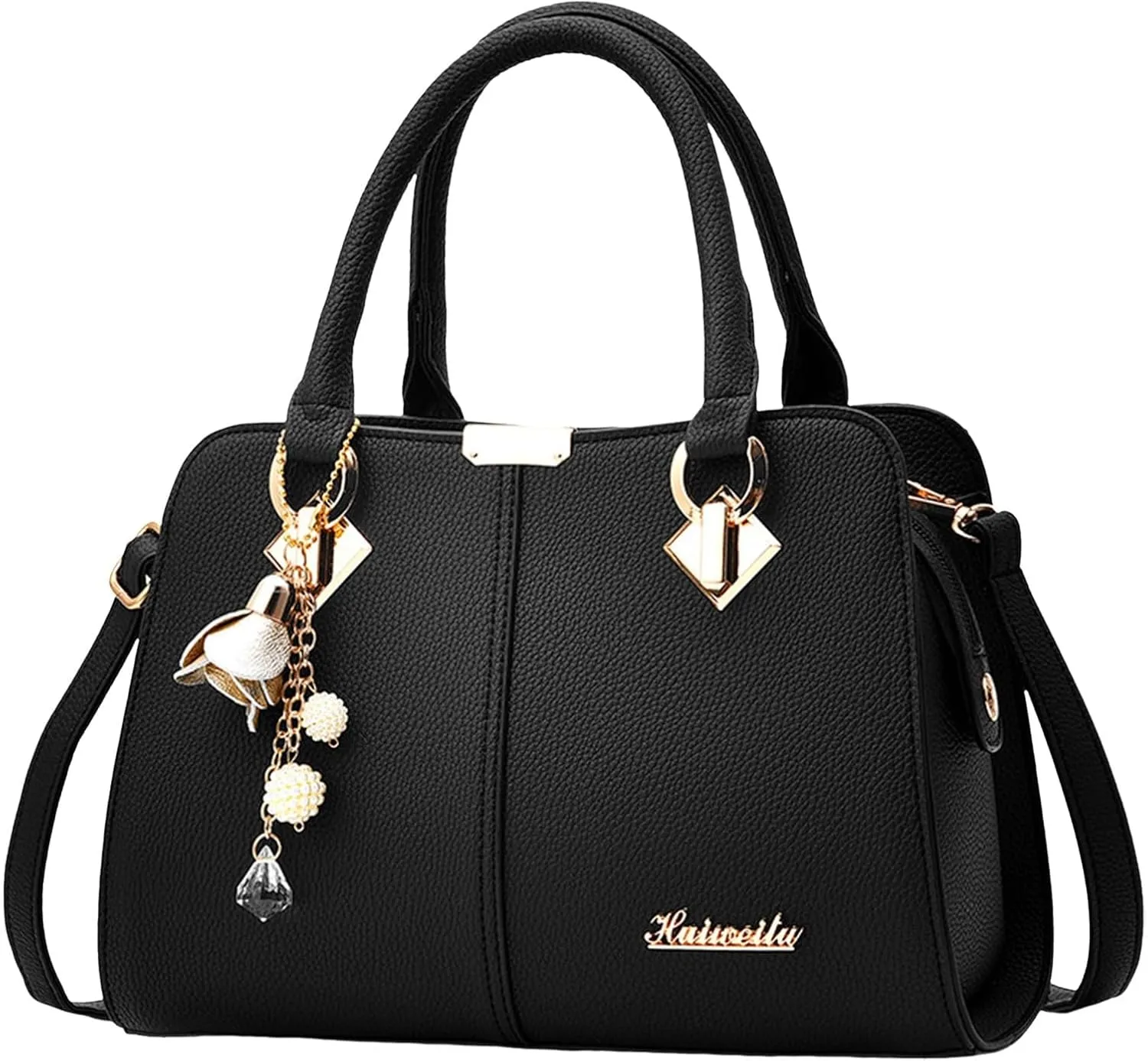 Leather Trendy Purse Women's Handbag Trendy Shoulder Crossbody Bag