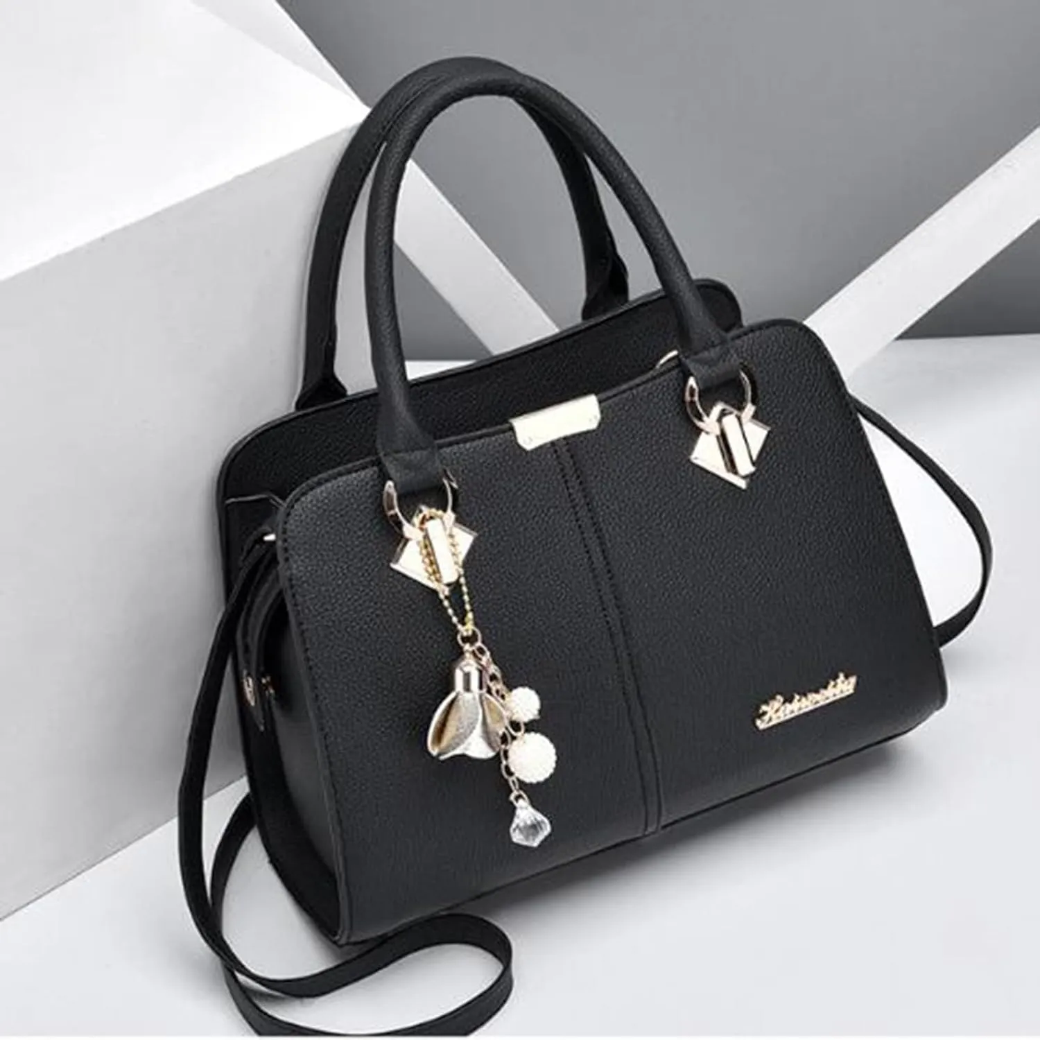 Leather Trendy Purse Women's Handbag Trendy Shoulder Crossbody Bag