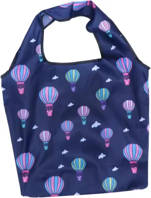 LIFKOME Portable Foldable Shopping Bag Travel Grocery Tote with Printed Design Lightweight and for Shopping Walking and Travel