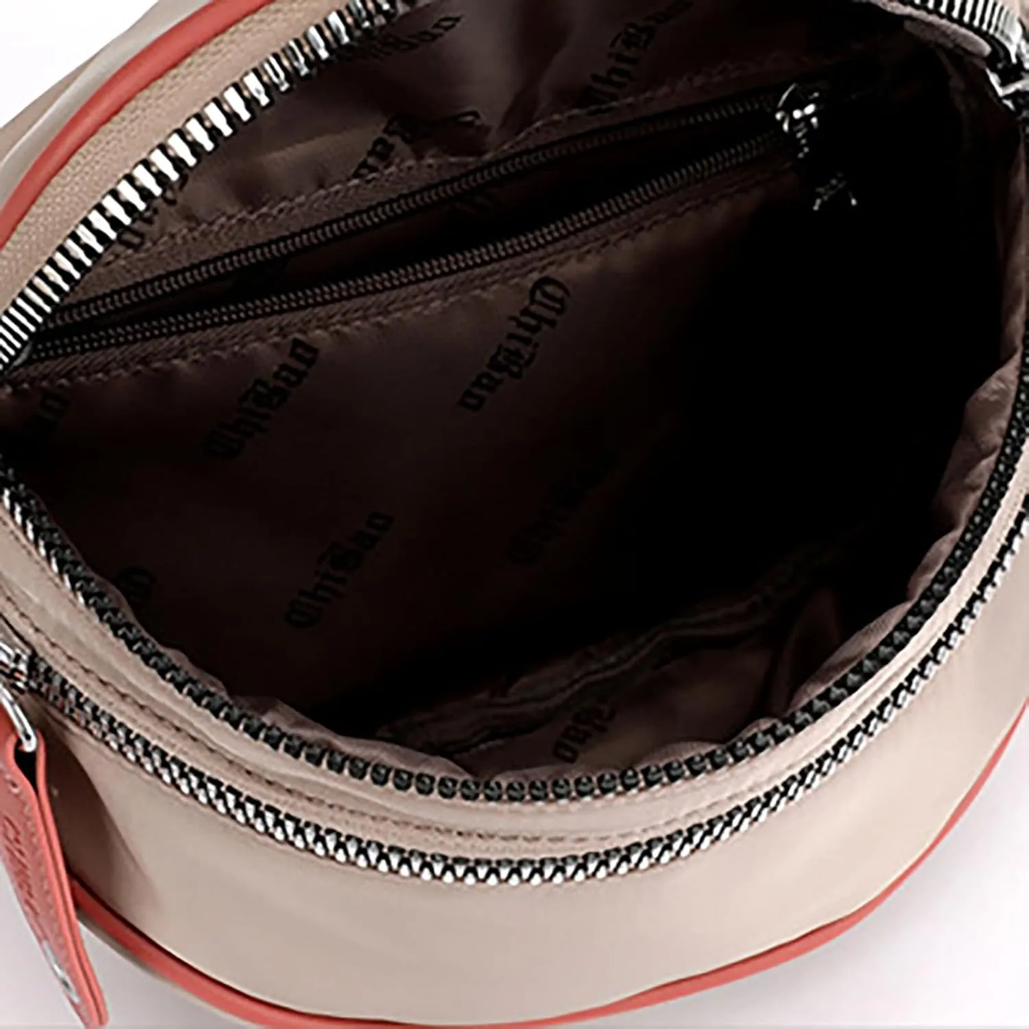 Lightweight Nylon Fabric Women's Bags Fashion Ladies Shoulder Crossbody Bags Casual Shopping Waist Bag (Khaki, One Size)