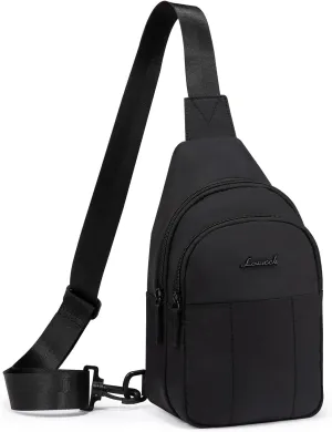 LOVEVOOK Sling Bag for Women, Puffer Crossbody Bags for Women, Small Sling Backpack, Travel Hiking Chest Bag Daypack