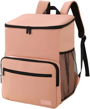 Lunch HandbagInsulated Cooled Backpack Soft Practical Leakproof Bag Travel Camping Picnics Beach Lunch Dackpack Casual Rucksack