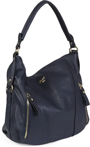 Mabel Large Tote Shoulder Bag  Faux Leather Everyday Handbag  Spacious Slouch Style Purse  Paula