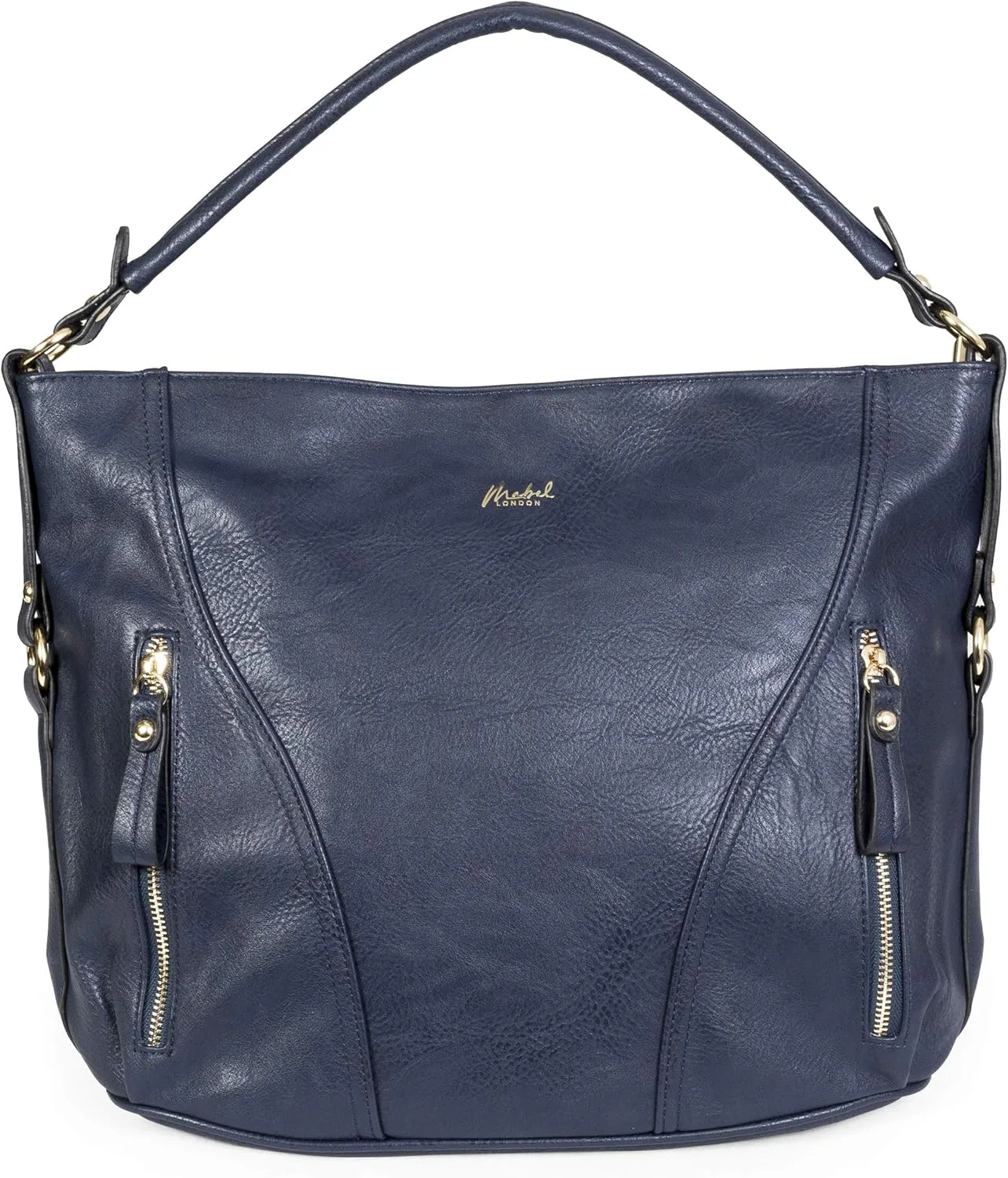 Mabel Large Tote Shoulder Bag  Faux Leather Everyday Handbag  Spacious Slouch Style Purse  Paula