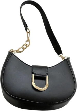MakeMeChic Women's PU Leather Top Handle Zipper Shoulder Bags Purse Hobo bags Satchel Bag
