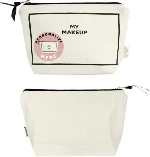 Makeup Bag for Women | Cosmetic Bag Organizer for Girls | Makeup Pouch for Traveling| Toiletry Bags for Women | Make Up Travel Pouches | Cream