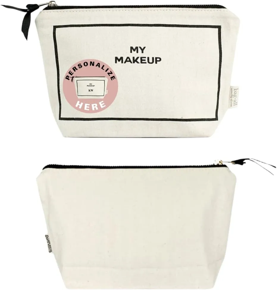 Makeup Bag for Women | Cosmetic Bag Organizer for Girls | Makeup Pouch for Traveling| Toiletry Bags for Women | Make Up Travel Pouches | Cream
