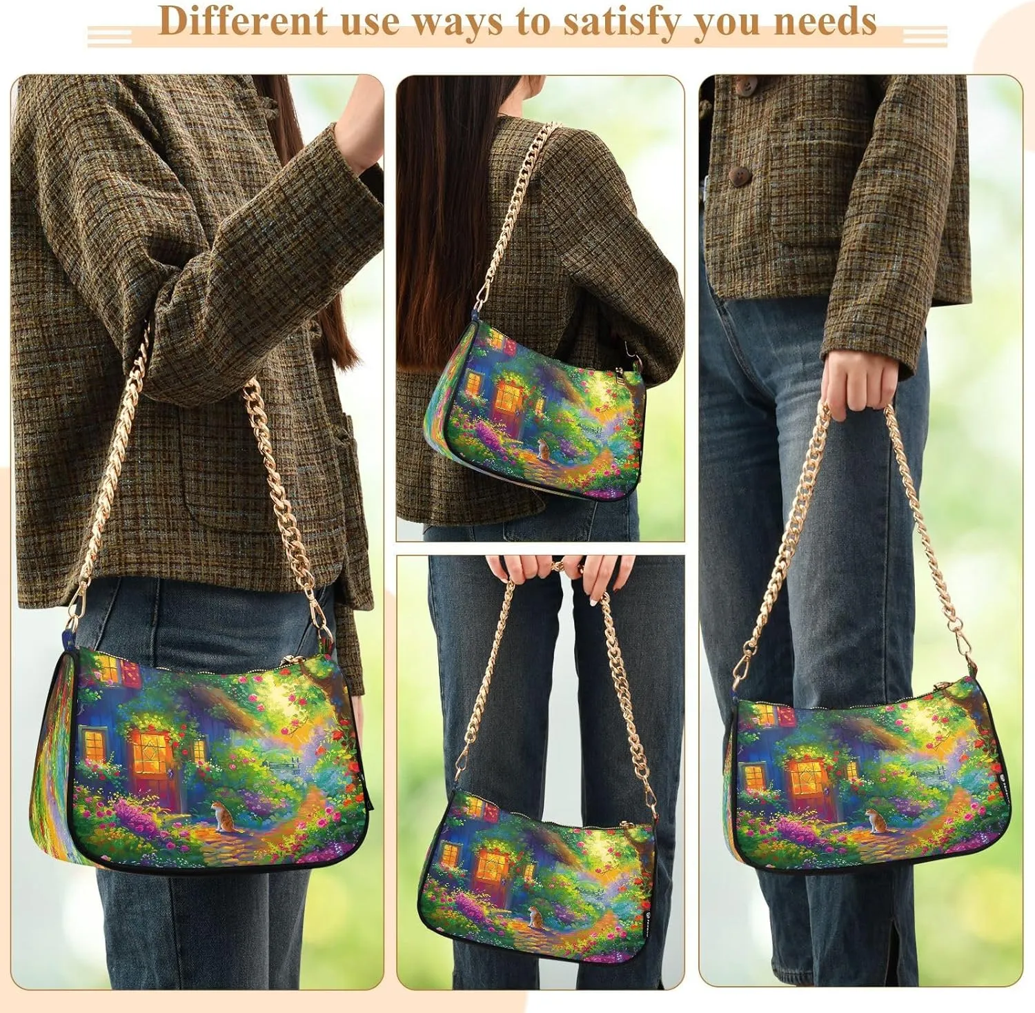Mandala Hand Bags for Women, Purses Trendy